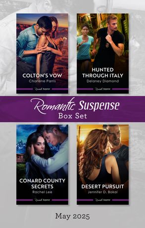 Suspense Box Set May 2025/Colton's Vow/Hunted Through Italy/Conard County Secrets/Desert Pursuit