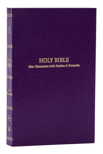 KJV, Pocket New Testament with Psalms and Proverbs, Red Letter, Comfort Print [Purple]