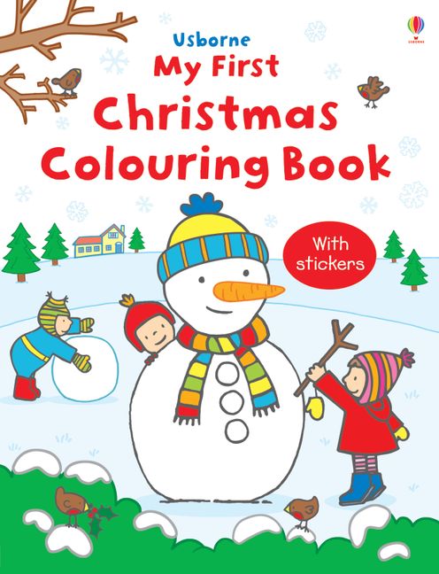 first colouring book christmas