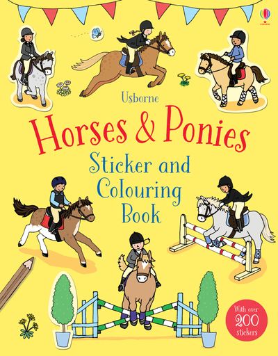 Horses & Ponies Sticker and Colouring Book