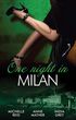 One Night In...Milan - 3 Book Box Set, Volume 1