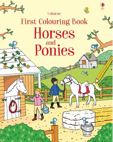 First Colouring Book Horses And Ponies
