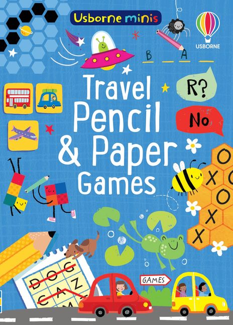 mini travel games book