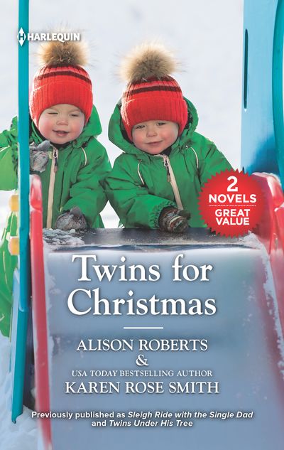 Twins For Christmas/Sleigh Ride with the Single Dad/Twins Under His Tree