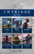 Intrigue Box Set June 2023/Her Brand of Justice/Trapped in Texas/Wyoming Mountain Murder/Danger in the Nevada Desert/Dead Again/Oz