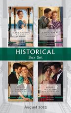 Historical Box Set August 2023/The Lady Behind the Masquerade/The Gentleman's Cinderella Bride/Too Scandalous for the Earl/How the Duke M