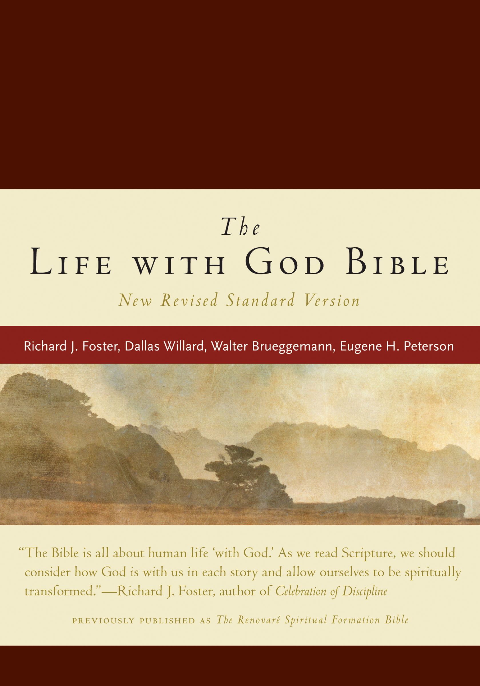Life with God Bible NRSV, The (Compact, Ital Leath, Burgundy)
