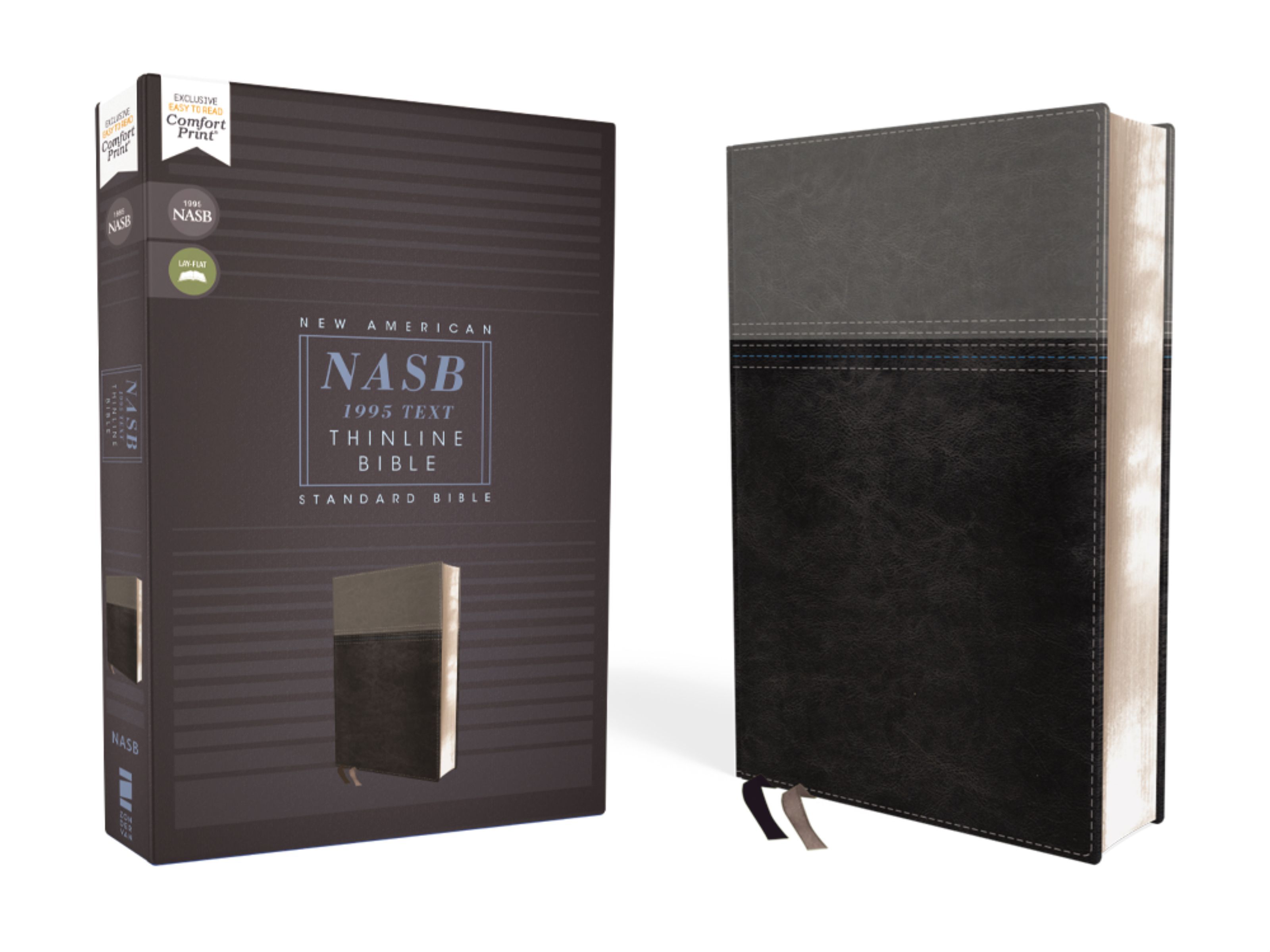 NASB, Thinline Bible, Leathersoft, Black, Red Letter, 1995 Text, Comfort Print - Image 8