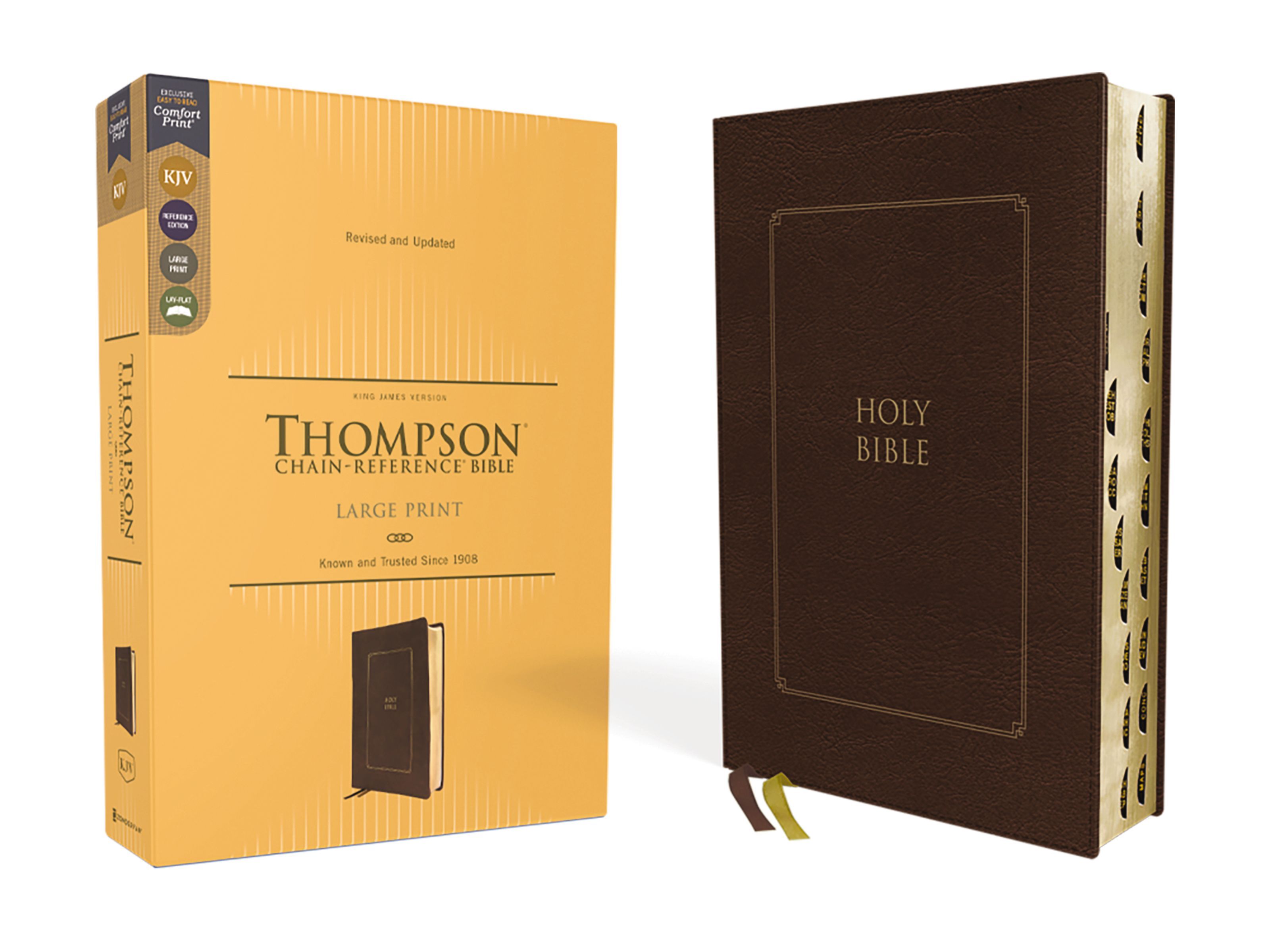 KJV, Thompson Chain-Reference Bible, Large Print, Leathersoft... - 9780310459156 - Image 4
