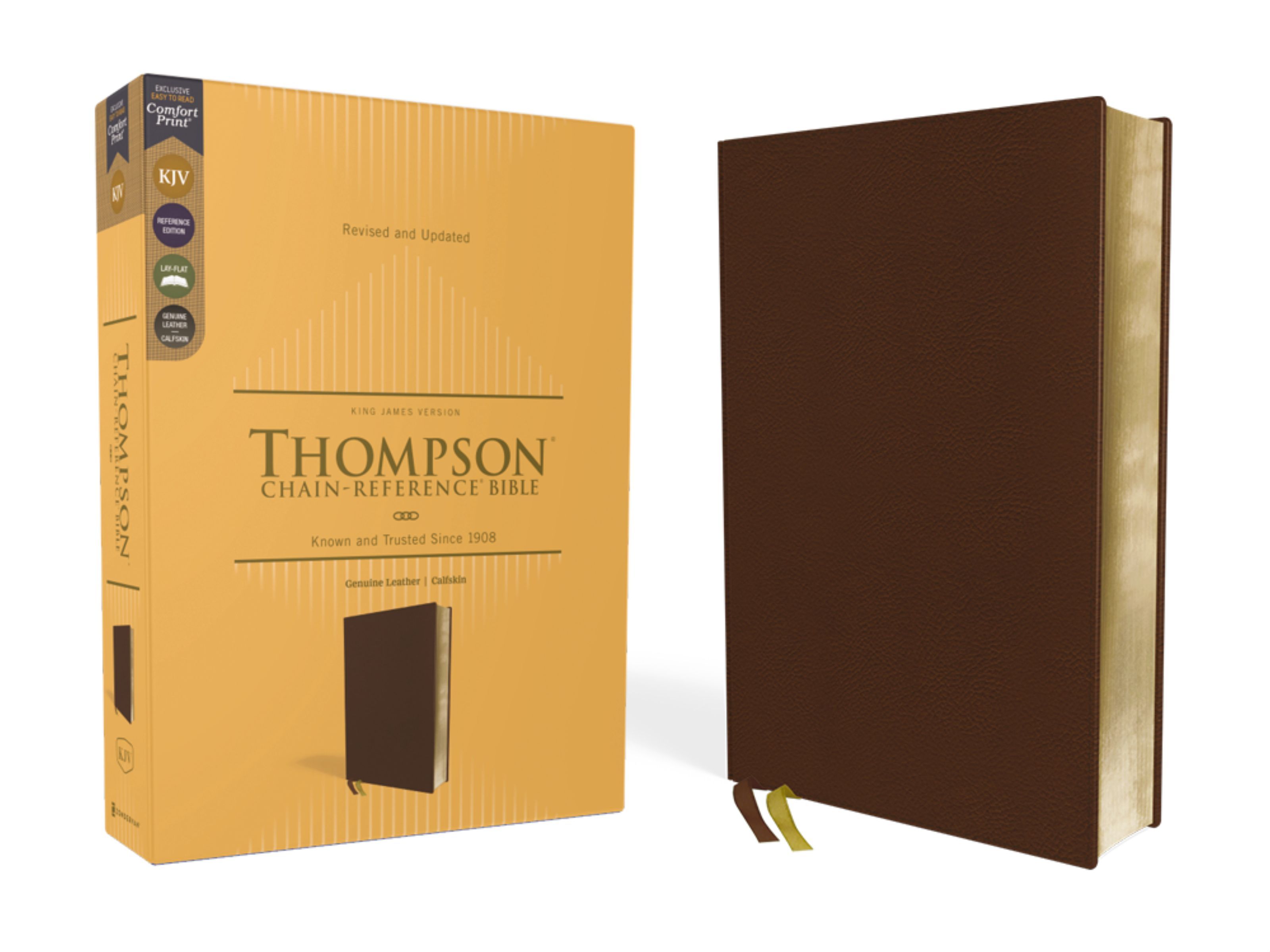KJV, Thompson Chain-Reference Bible, Genuine Le, Thompson Leather Bound.+ - Image 4
