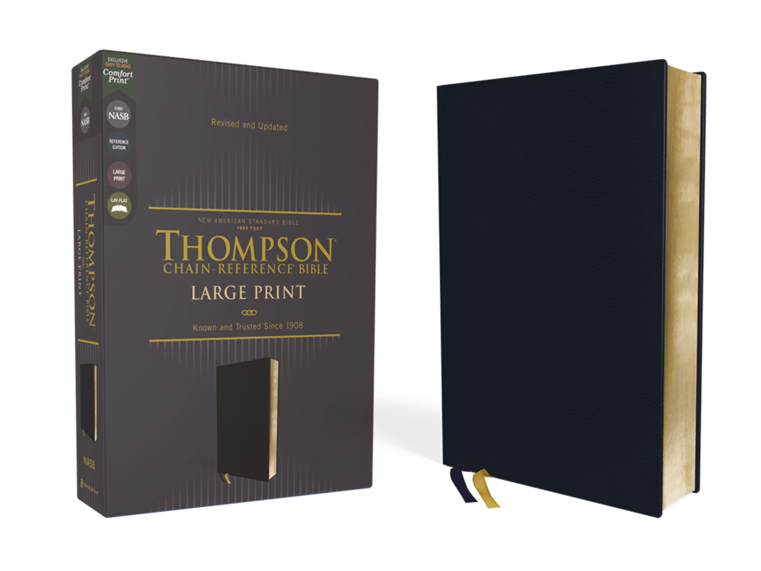 Nasb, Thompson Chain-Reference Bible, Large Print, Leathersoft, Navy, 1995 Text, Red Letter, Comfort Print Dr. Frank Charles Thompson - Image 7