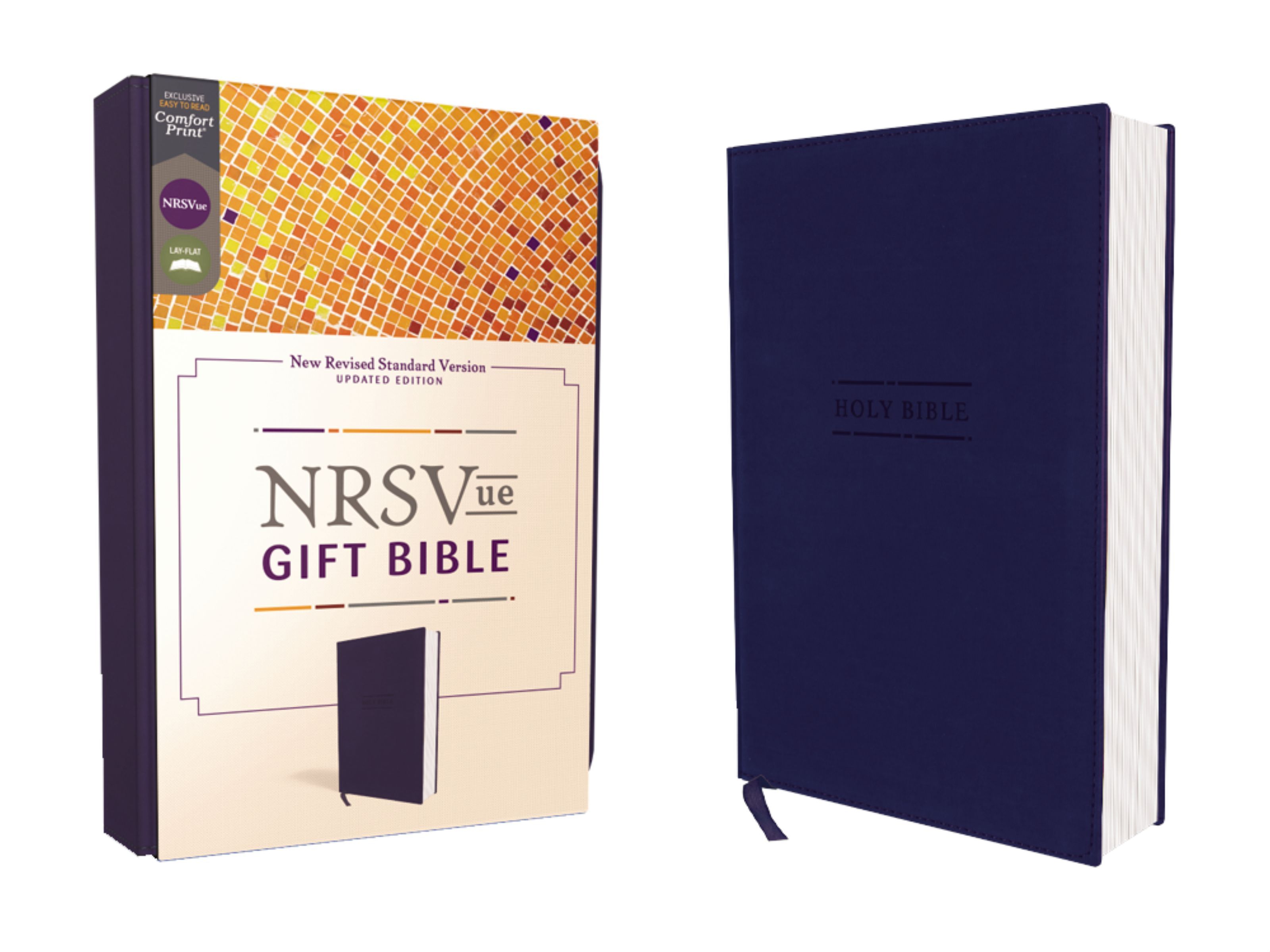 Nrsvue, Gift Bible, Leathersoft, Blue, Comfort Print Zondervan - Image 9