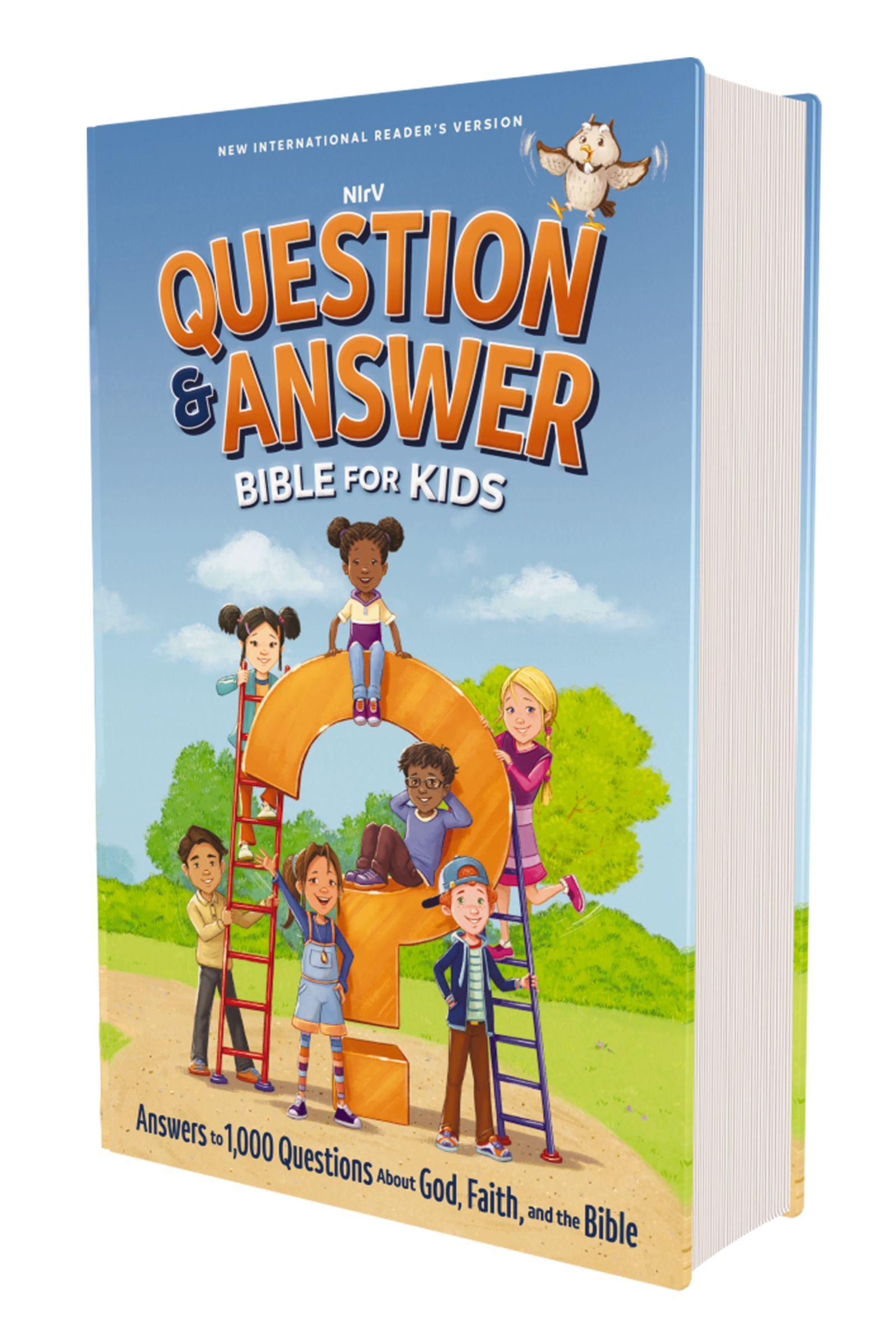 Book Cover of 'NIrV, Question and Answer Bible for Kids, Hardcover, Comfort Print'