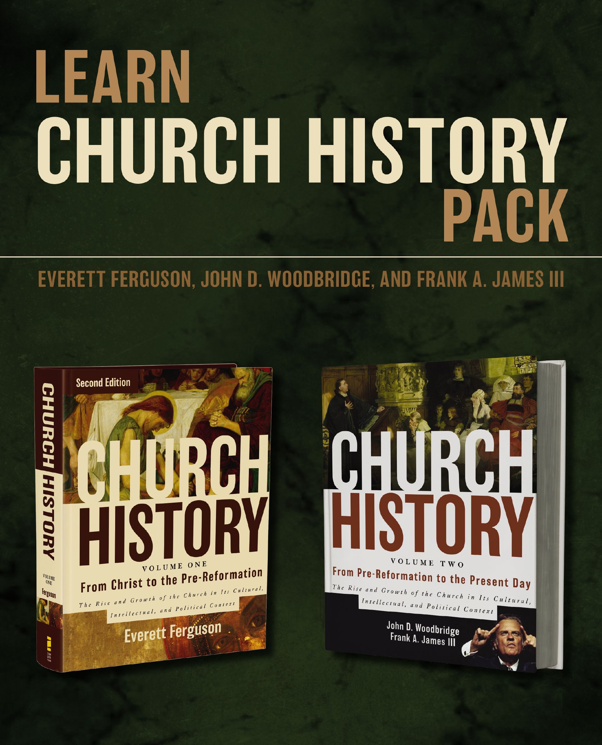 Learn Church History Pack, Hardback, Everett Ferguson, John Woodbridge and Frank James III
