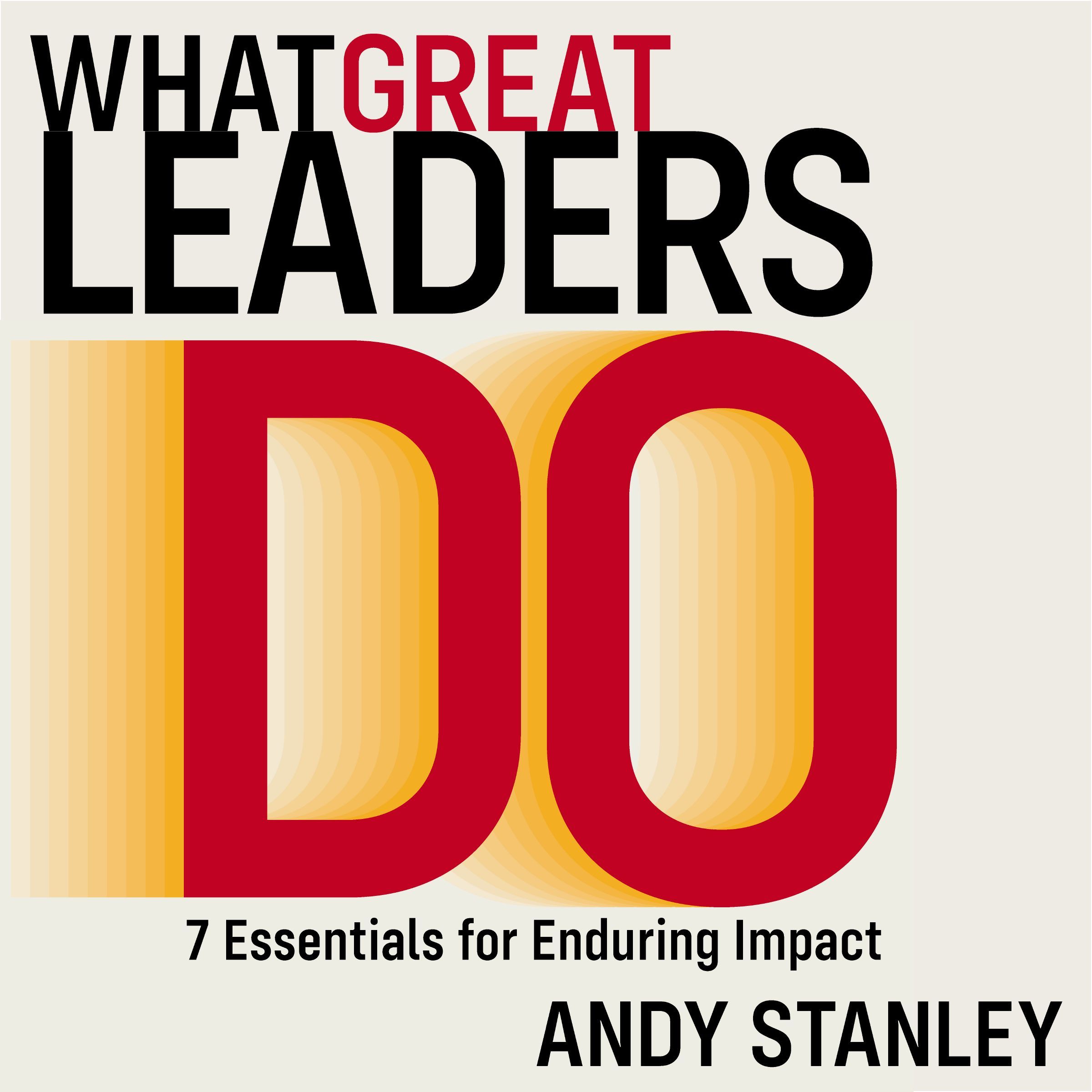 What Great Leaders Do Book Cover