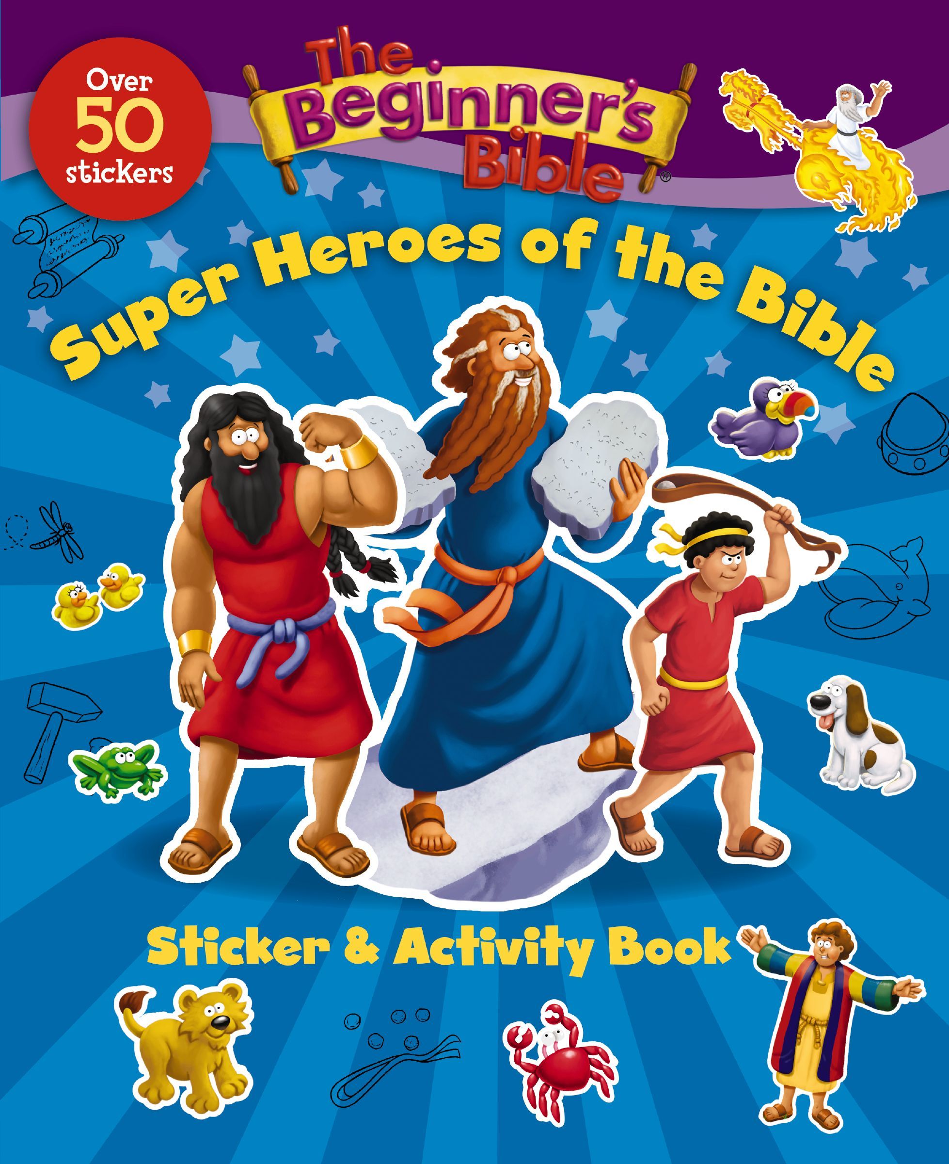 Beginner's Bible Super Heroes of the Bible Sticker and Activity Book, Paperback, Kelly Pulley