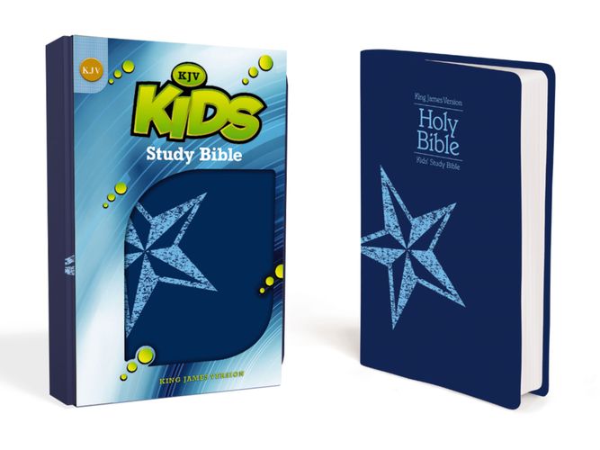 KJV, Kids Study Bible, Leathersoft, Blue