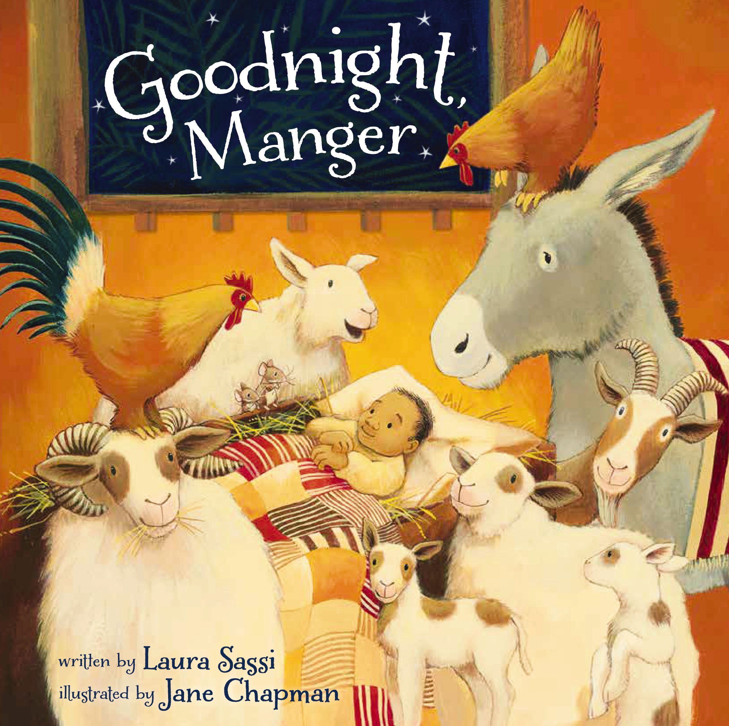 Goodnight, Manger, Board Book, Laura Sassi