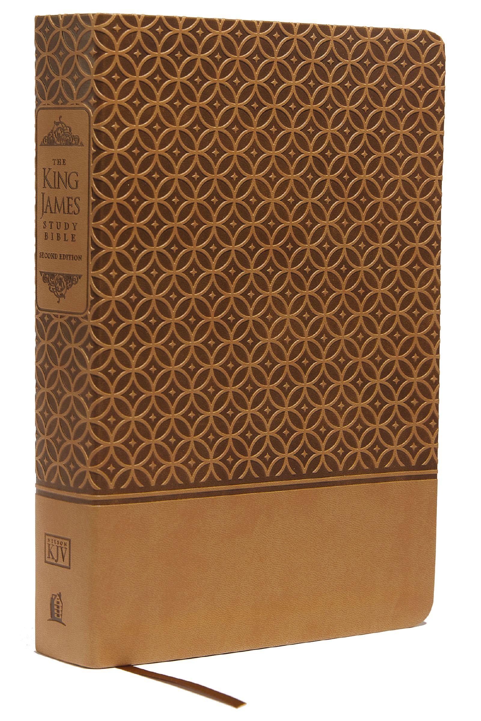 KJV Study Bible, Large Print, Leathersoft, Tan, Thumb Indexed, Red Letter: Seco - Image 4
