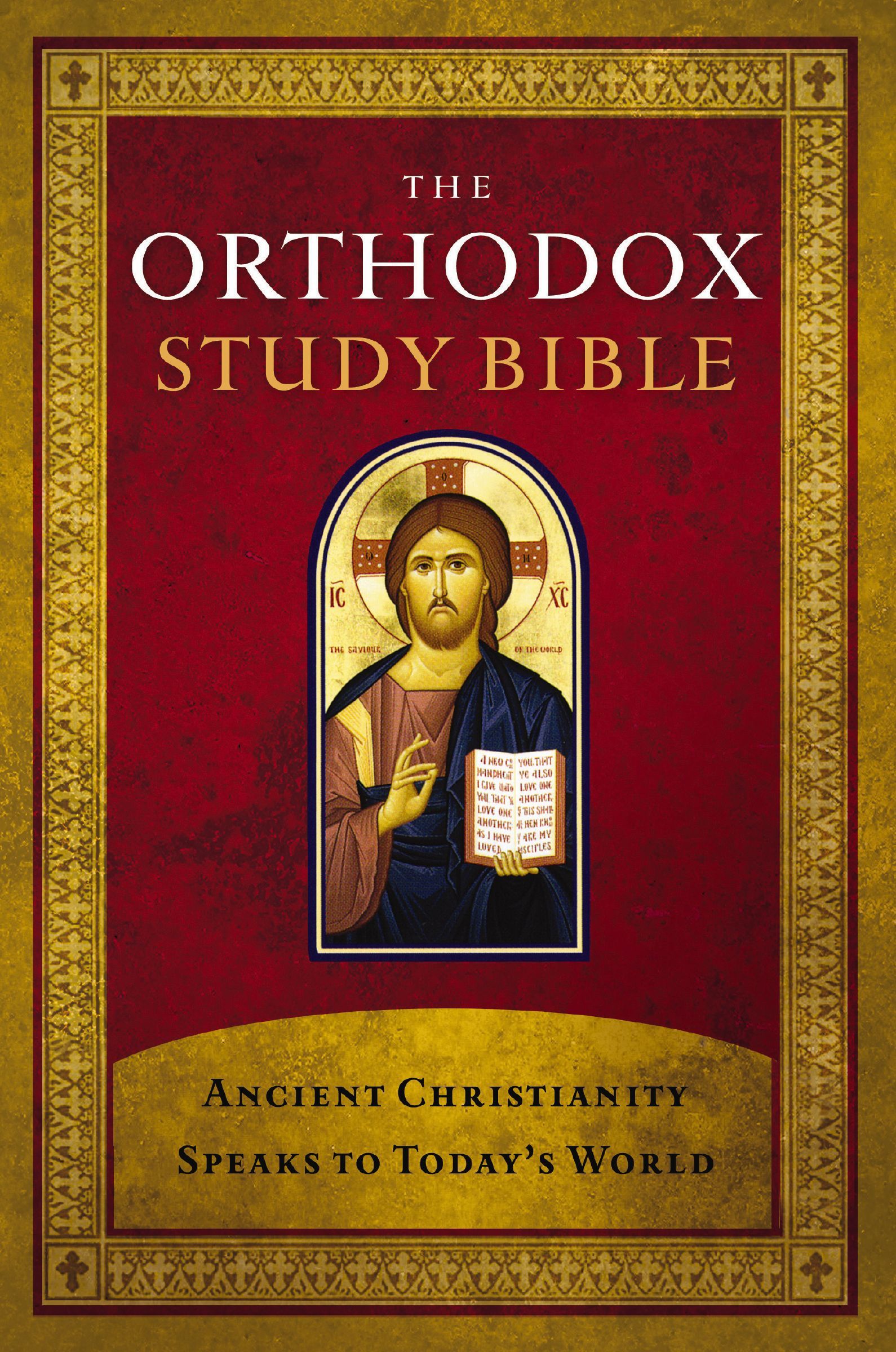 Book Cover of 'The Orthodox Study Bible, Hardcover'