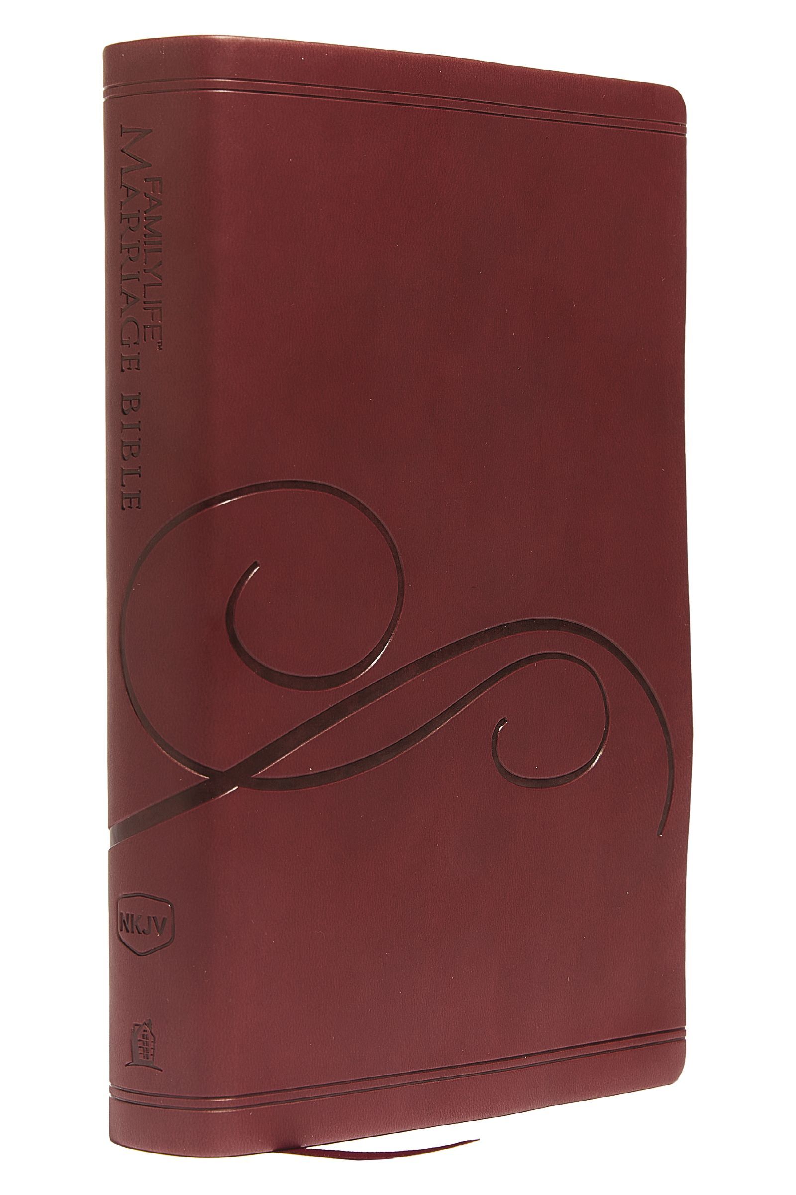 NKJV, FamilyLife Marriage Bible, Leathersoft, Burgundy, Hardback,