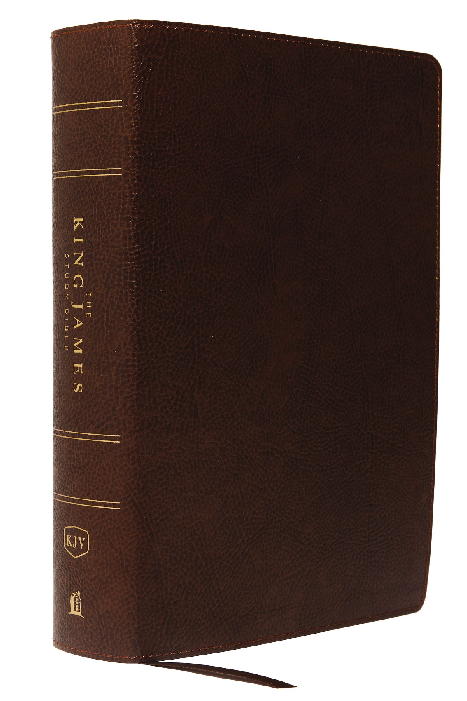 The King James Study Bible, Bonded Leather, Brown, Indexed, Full-Color Edition, Hardback,