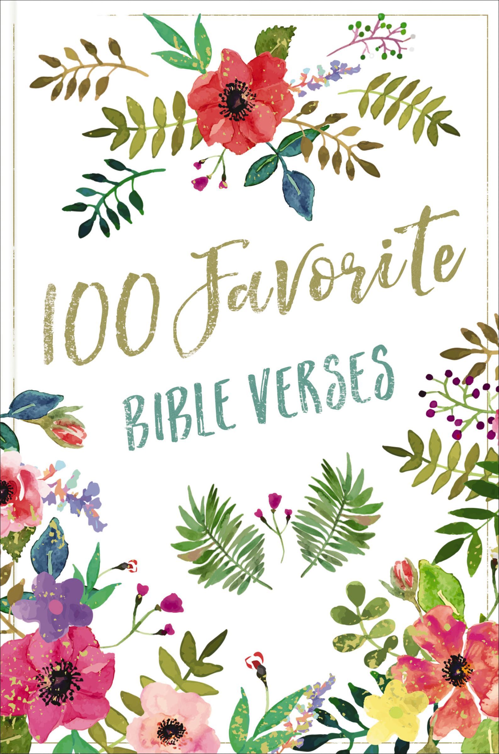 100 Favorite Bible Verses, Hardback,