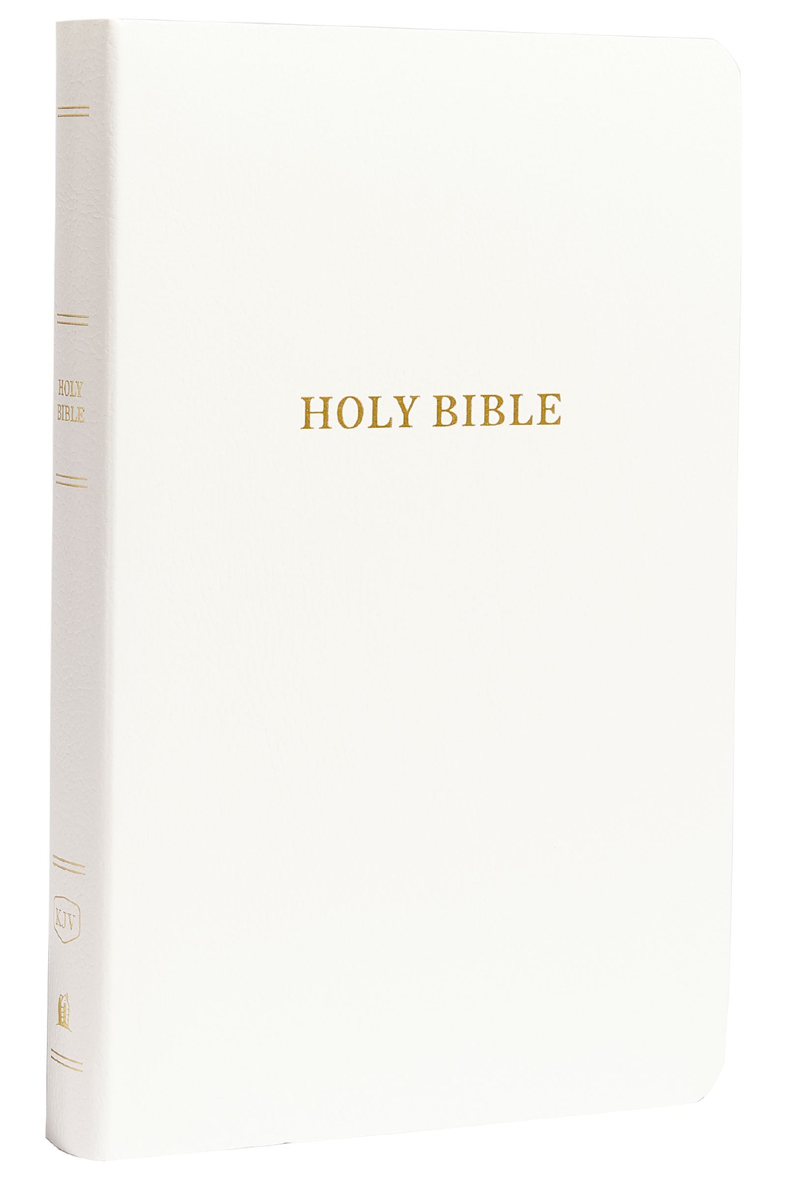 KJV, Gift and Award Bible, Imitation Leather, White, Red Letter Edition, Hardback,