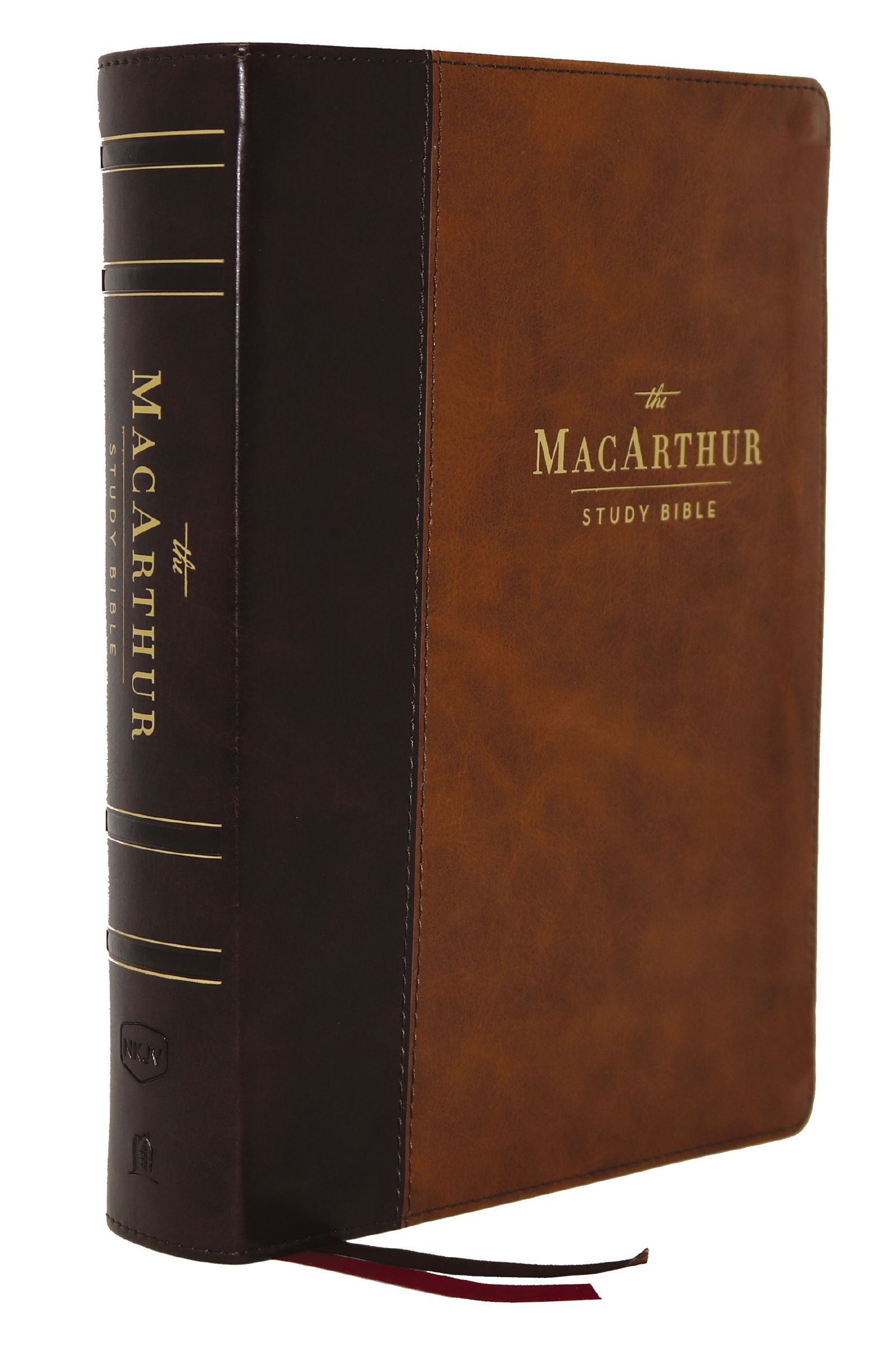 NKJV, MacArthur Study Bible, Brown Leathersoft, Thumb Indexed... - 9780785223092 - Image 3