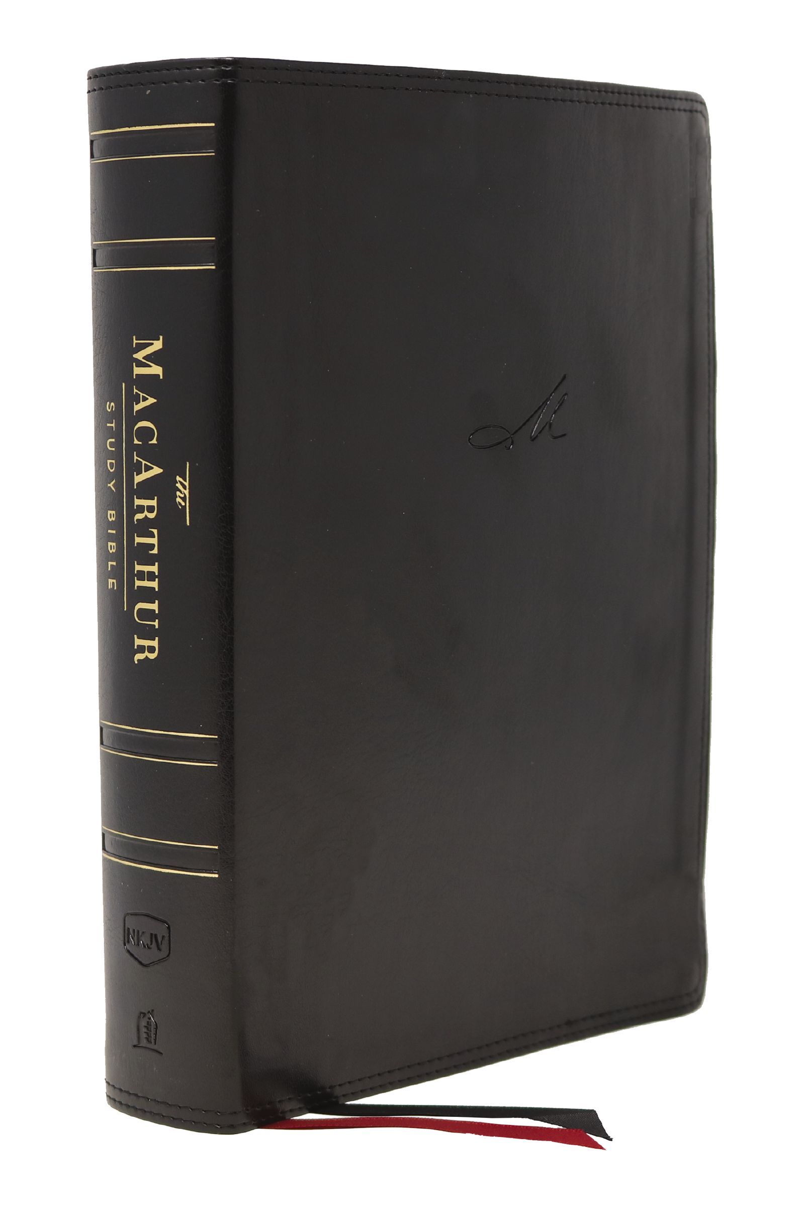 NKJV, MacArthur Study Bible, 2nd Edition, Leathersoft, Black, Thumb Indexed, Comfort Print, Hardback,