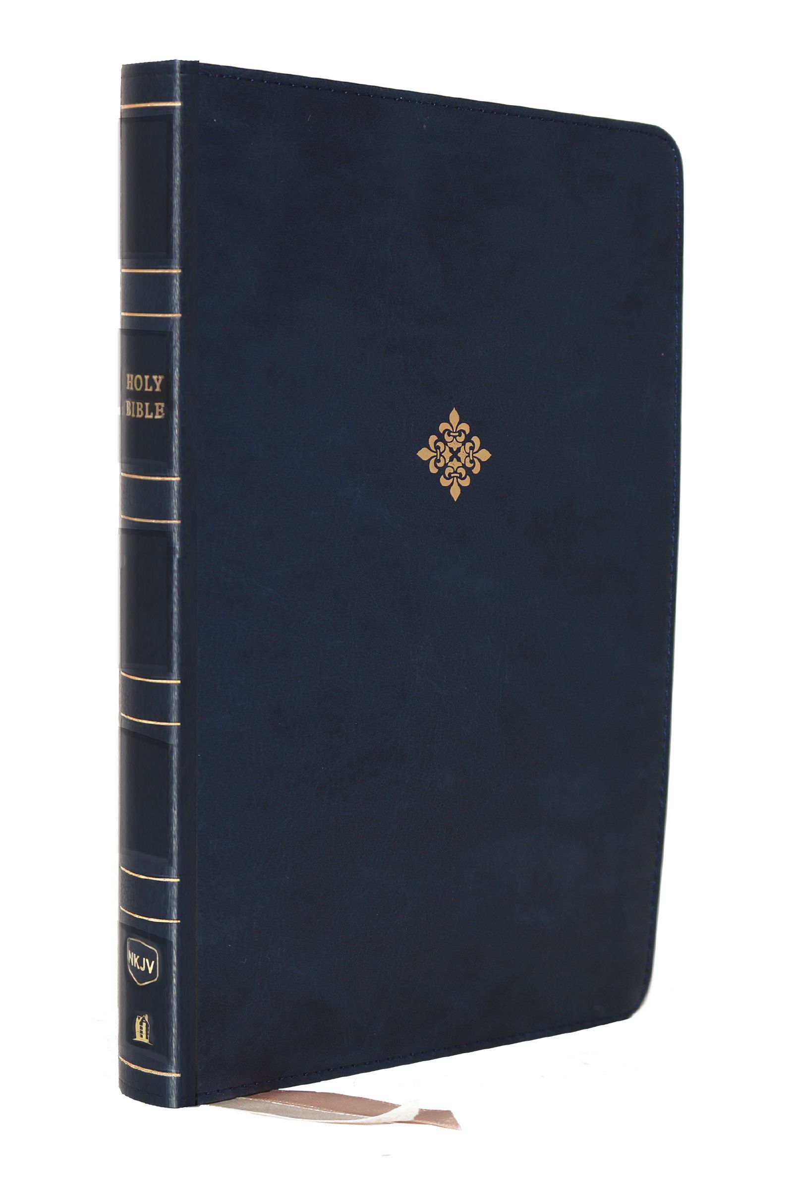 NKJV, Thinline Reference Bible, Large Print, Leathersoft, Blue, Red Letter, Comfort Print, Hardback, - Image 4