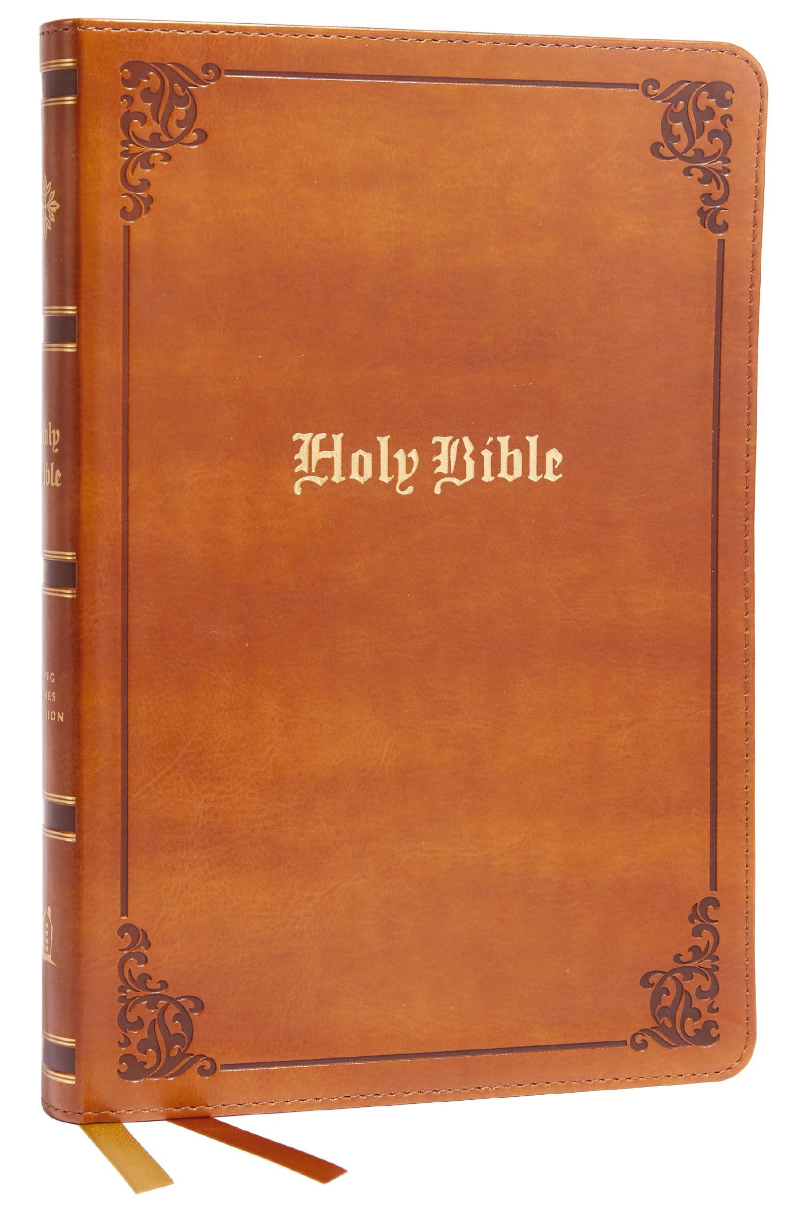 Kjv Holy Bible: Large Print Thinline, Tan Leathersoft, Red Letter, Comfort Print: King James Version Thomas Nelson - Image 8