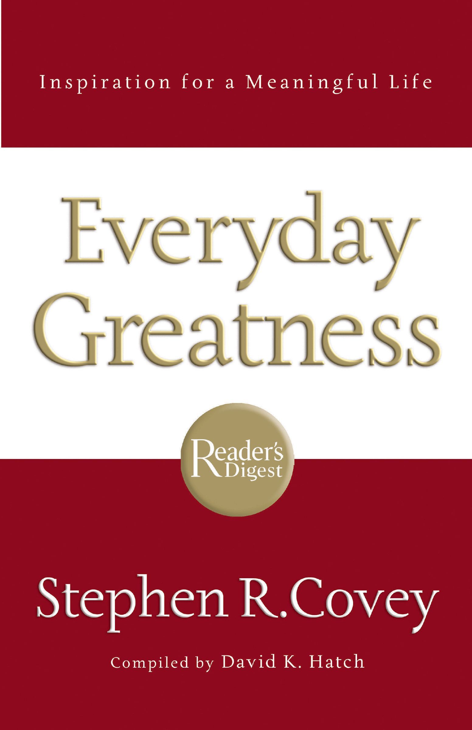 Everyday Greatness, Paperback, Stephen Covey