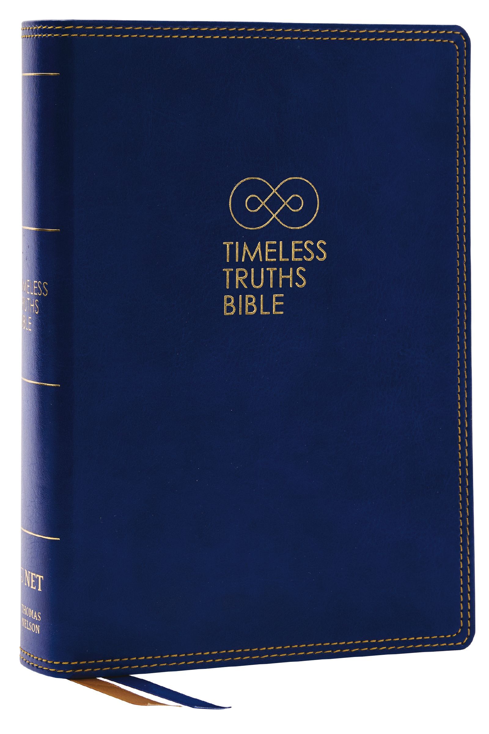 NET, Timeless Truths Bible, Leathersoft, Blue, , Capps, Z..+ - Image 3