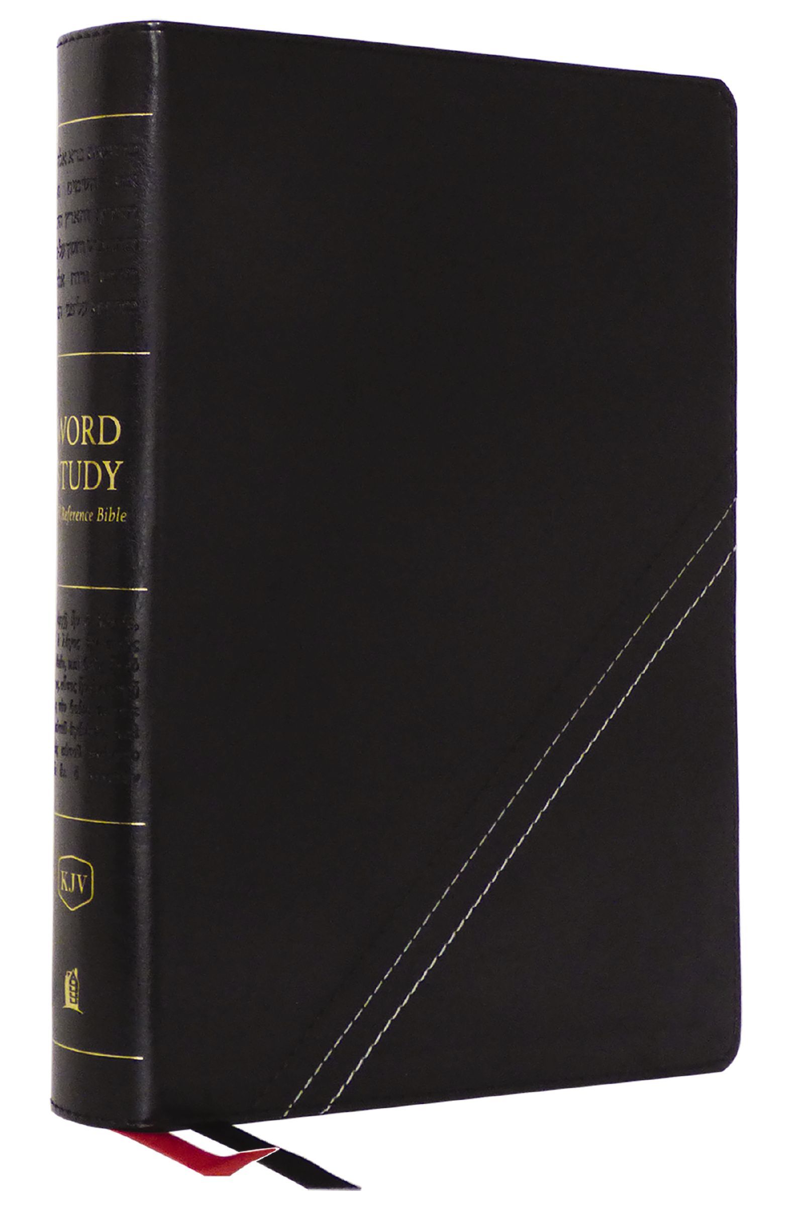 KJV, Word Study Reference Bible, Leathersoft, Black, Red Letter, Comfort Print, Hardback,