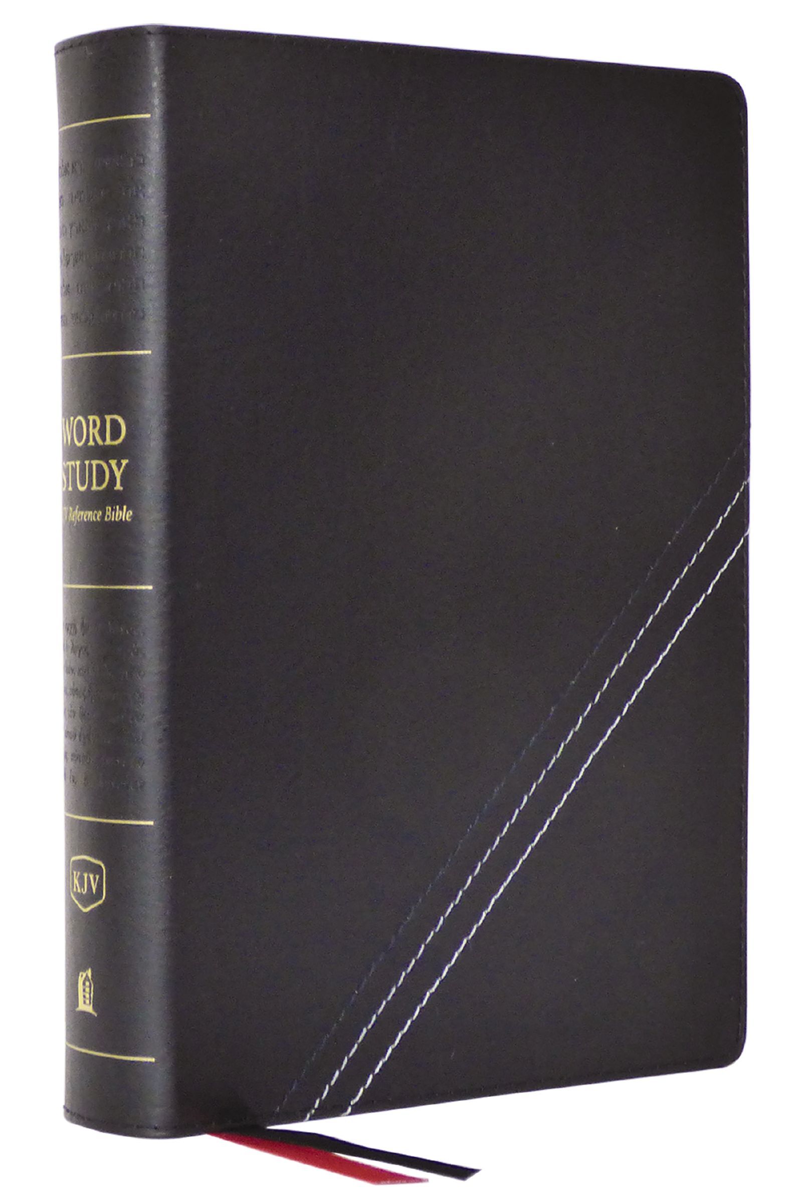 KJV, Word Study Reference Bible, Bonded Leather, Black, Red L... - 9780785294955 - Image 7