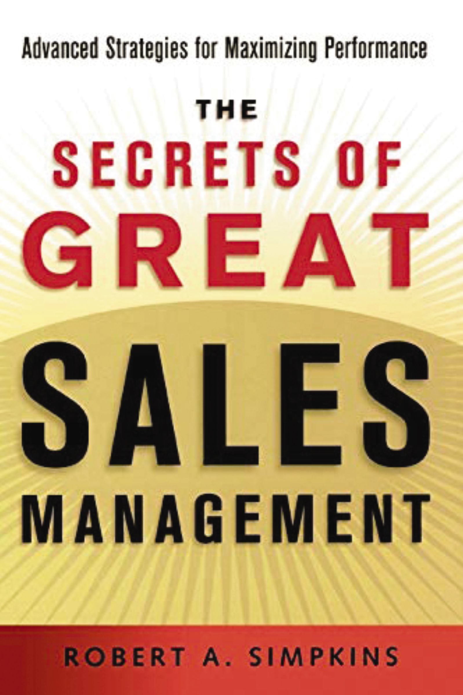 The Secrets of Great Sales Management Book Cover