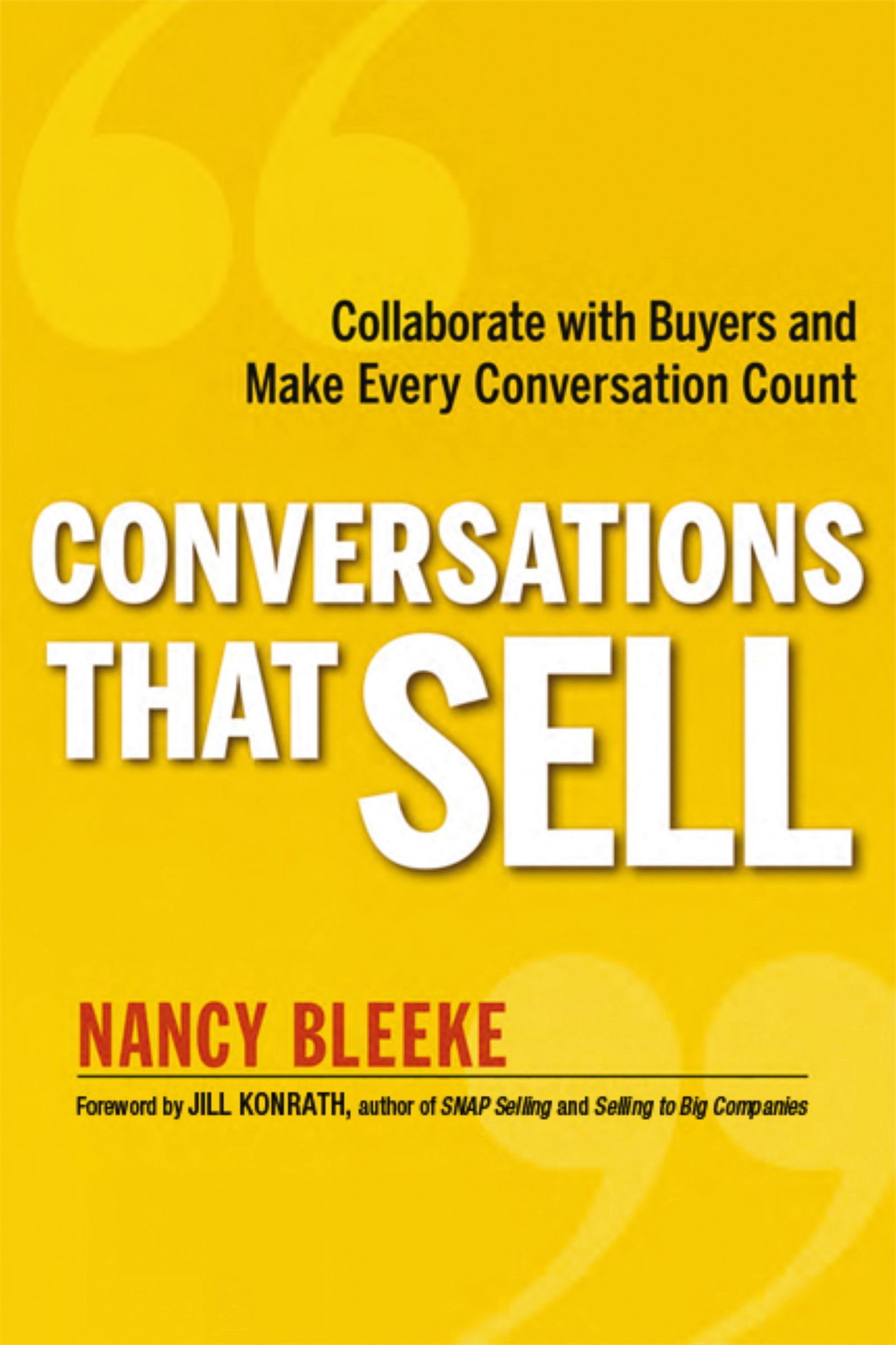 Conversations That Sell Book Cover