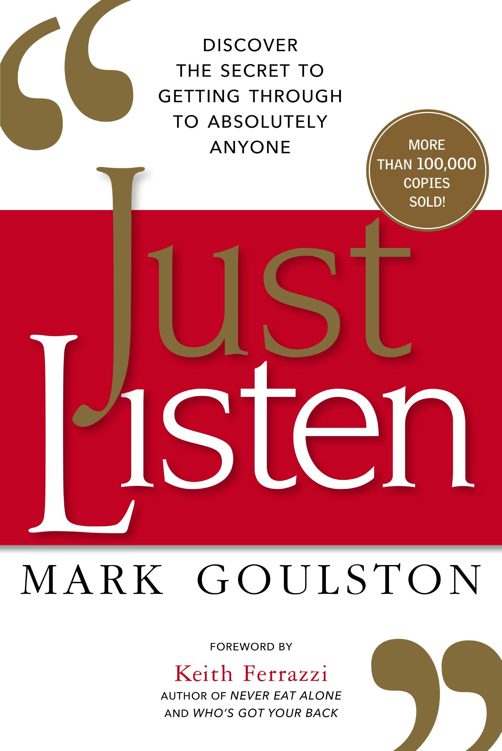 Just Listen Book Cover