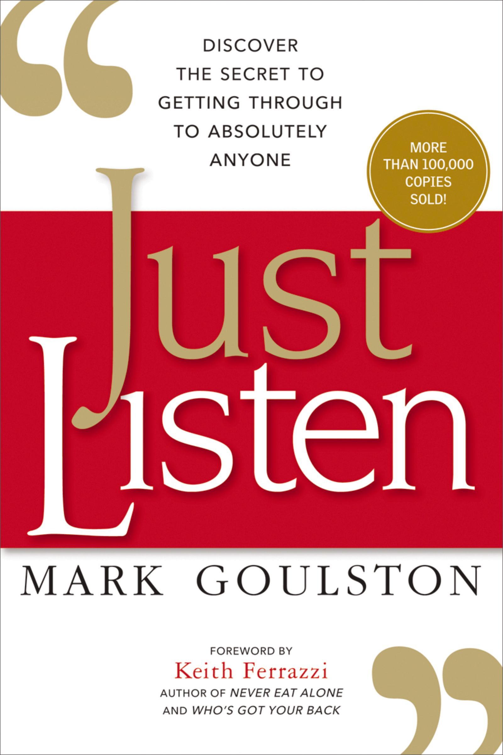 Just Listen Book Cover