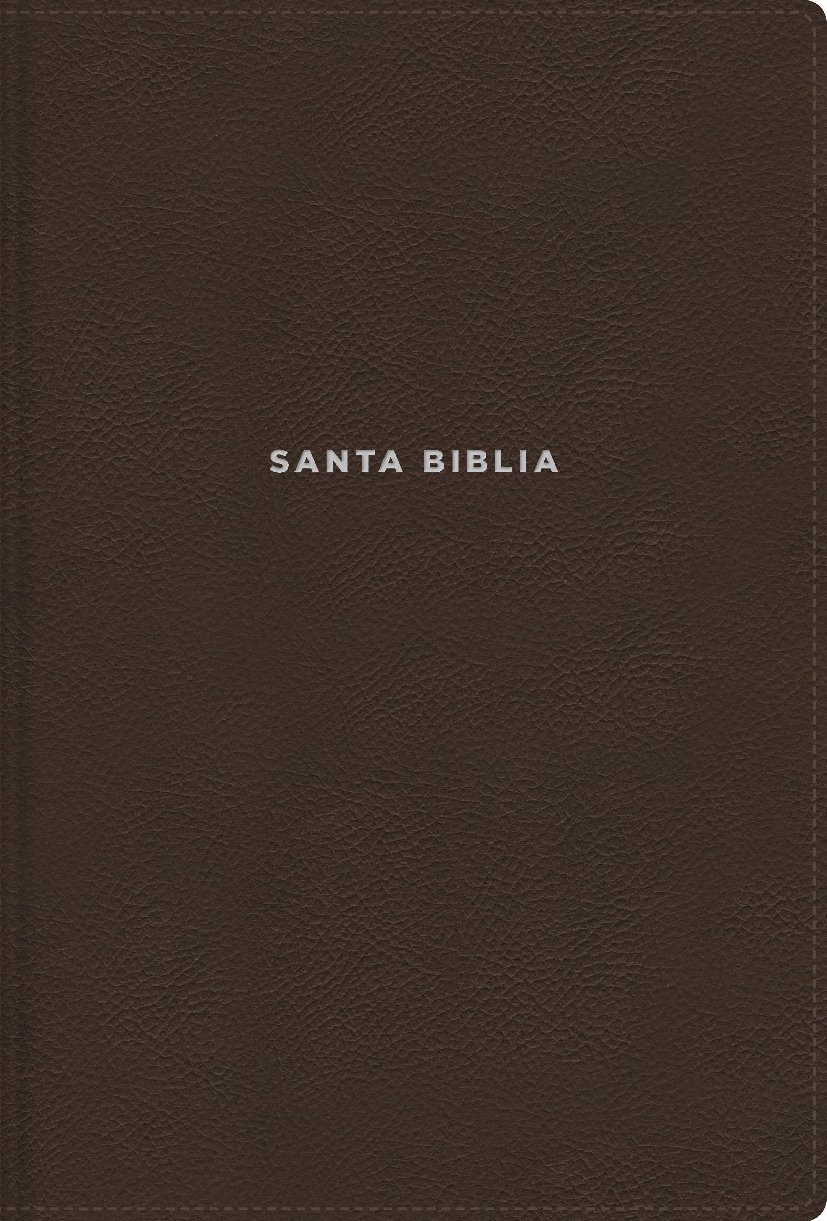 NVI, Study Bible, Revised Text 2022, Leathersoft, Brown, Large Print, 4 Color Interior, Words of Jesus in Red, Comfort Print