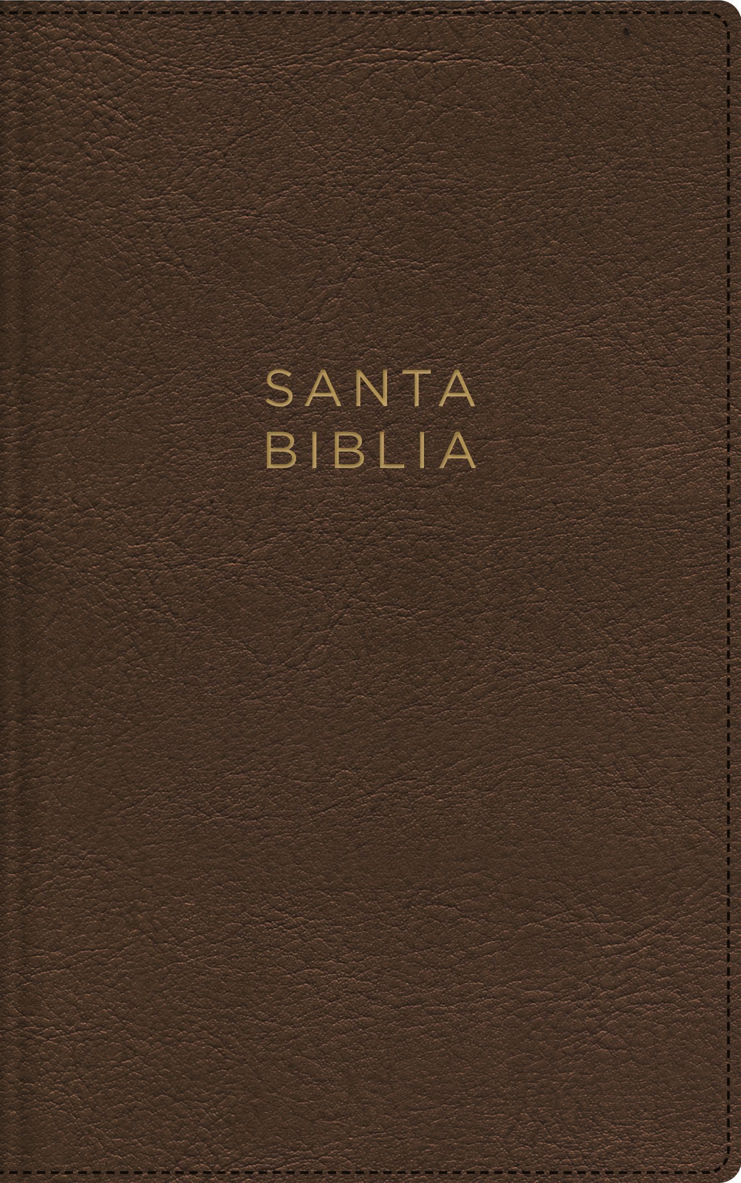NBLA, Santa Biblia, Ultrafina, Letra gigante, Leathersoft, Café, Palabras de Jesús en Rojo