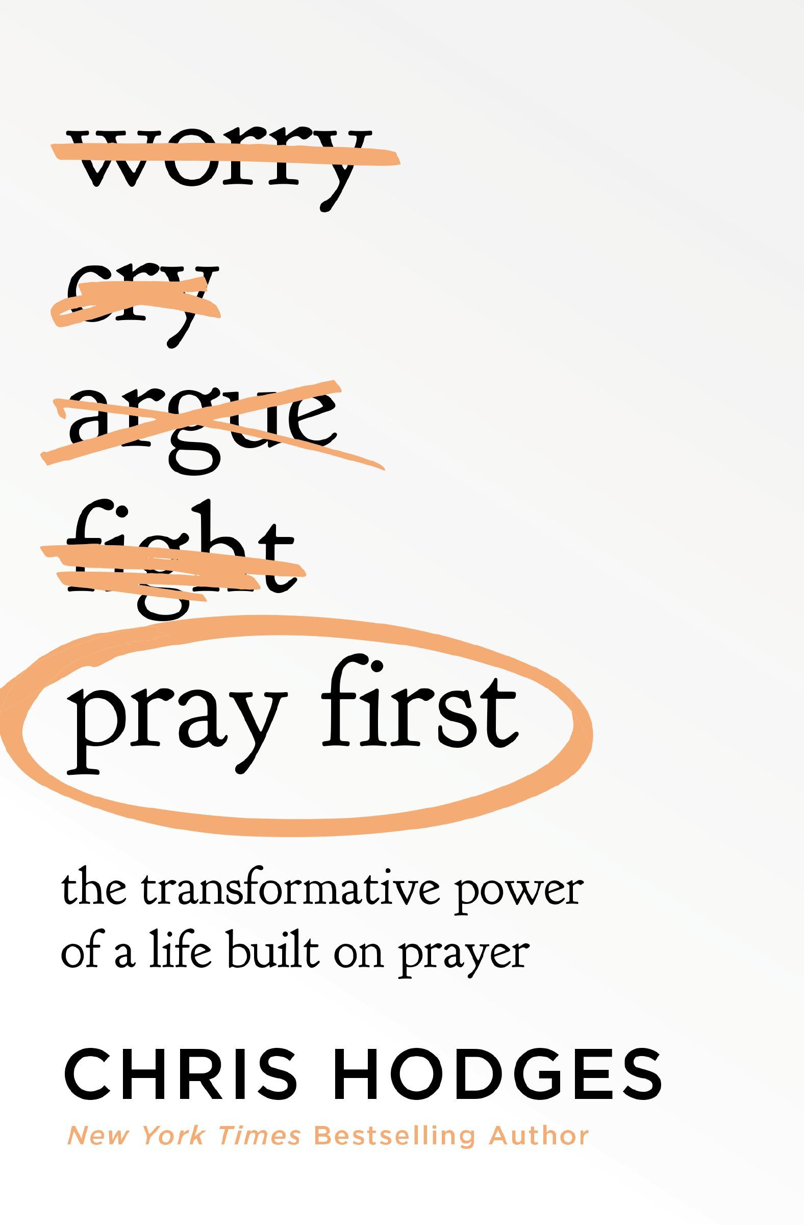 Pray First, Paperback, Chris Hodges