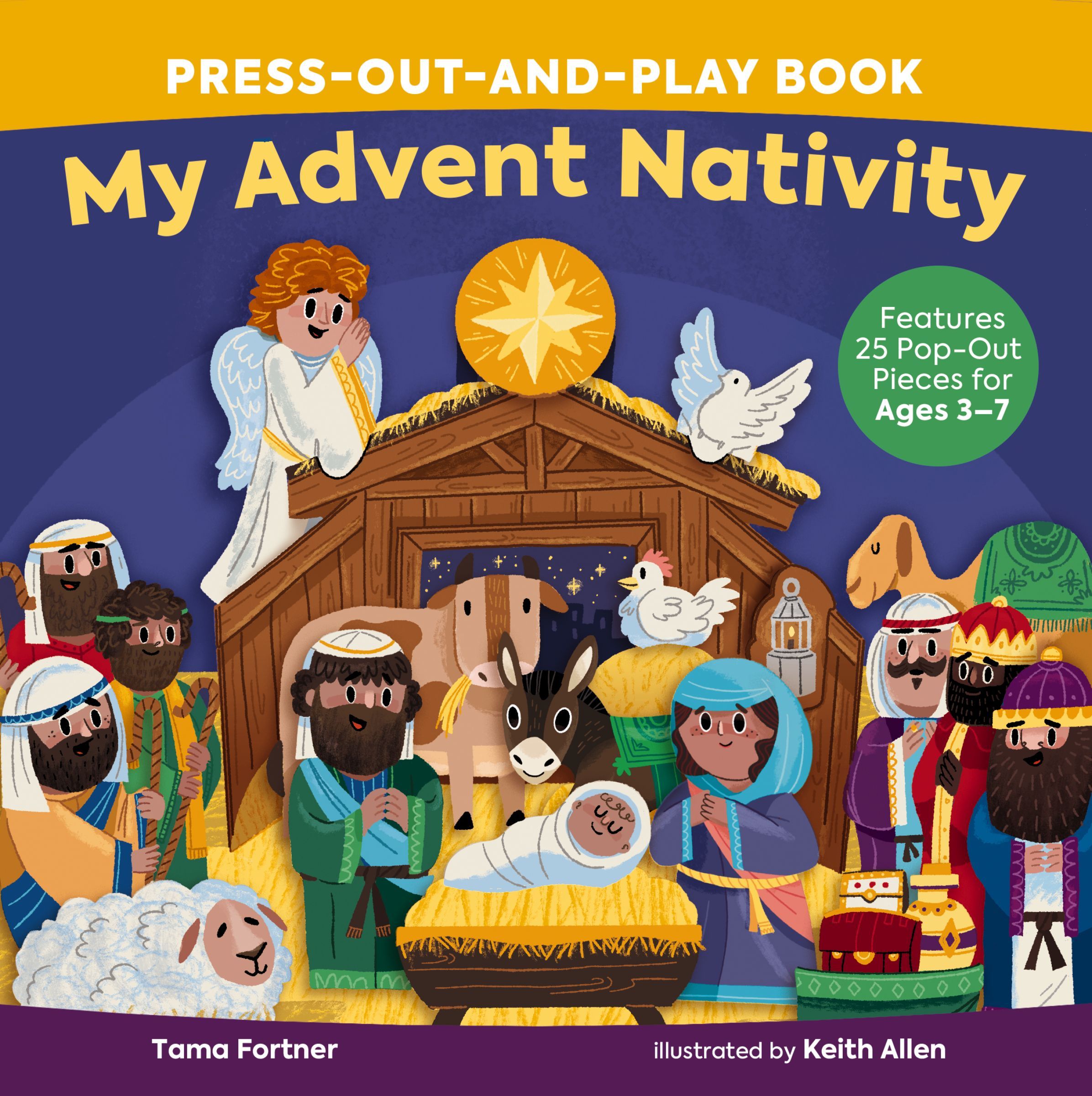 My Advent Nativity Press-Out-and-Play Book, Board Book, Tama Fortner - Image 9