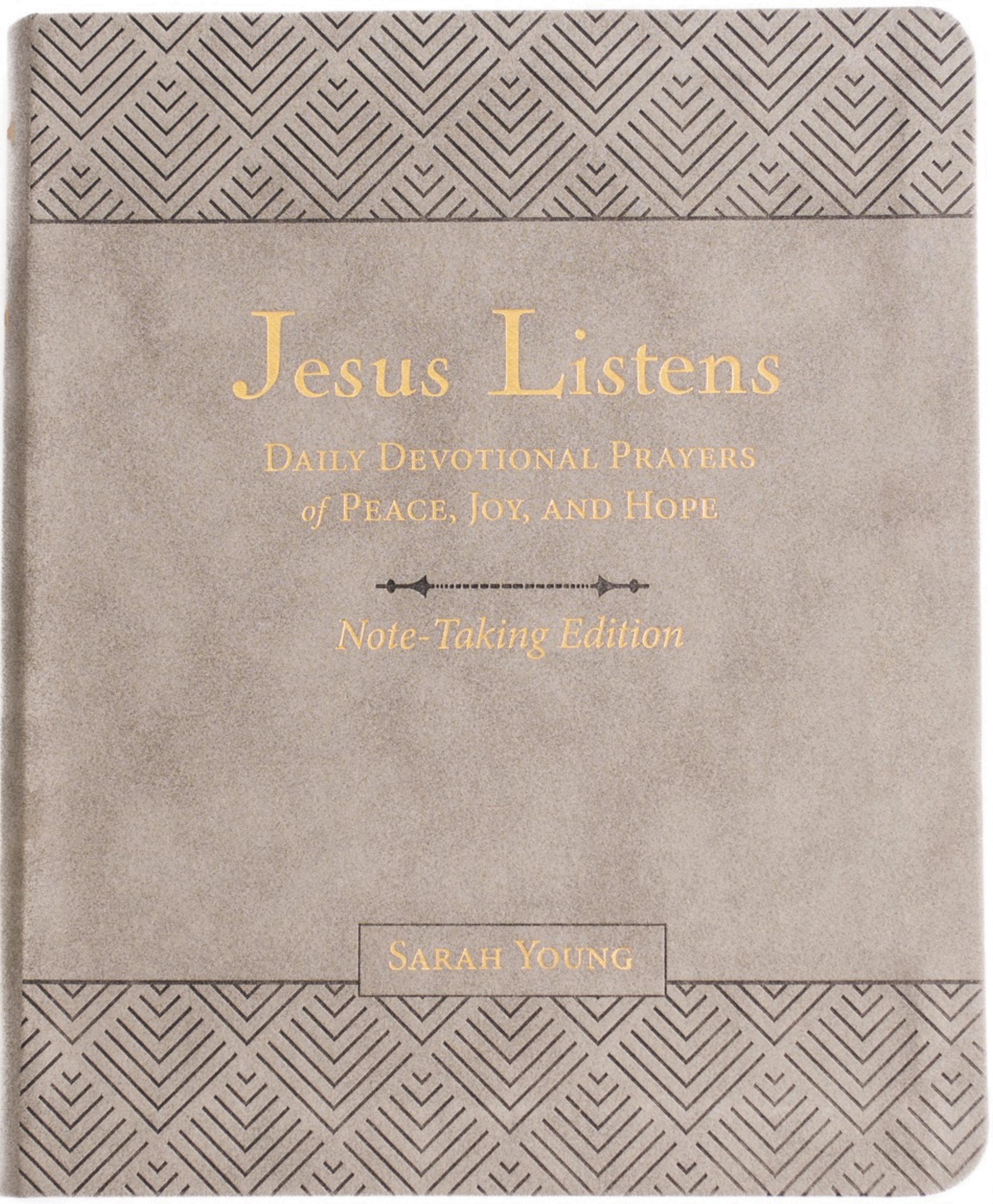 Jesus Listens Note-Taking Edition, Leathersoft, Gray, with full Scriptures: Dai - Image 5