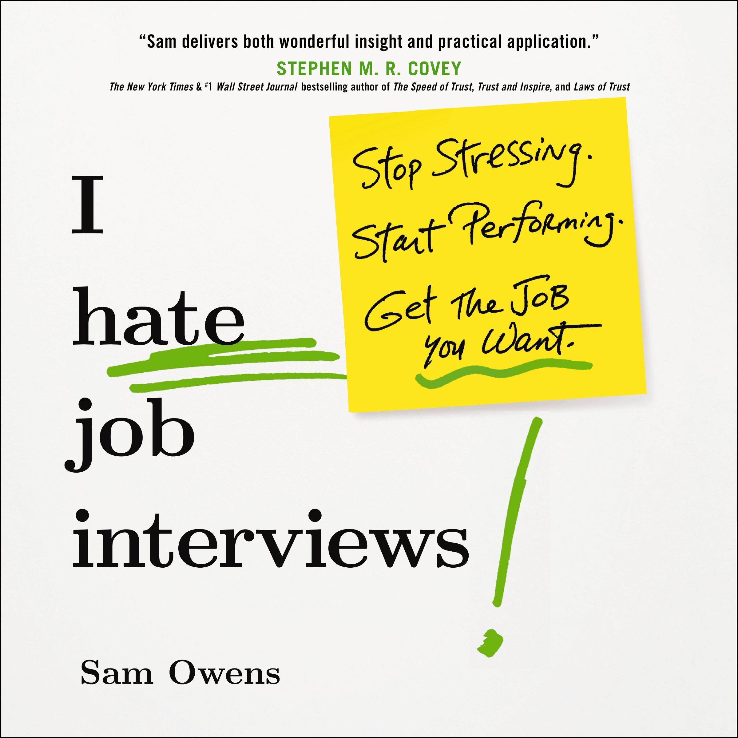 I Hate Job Interviews Book Cover
