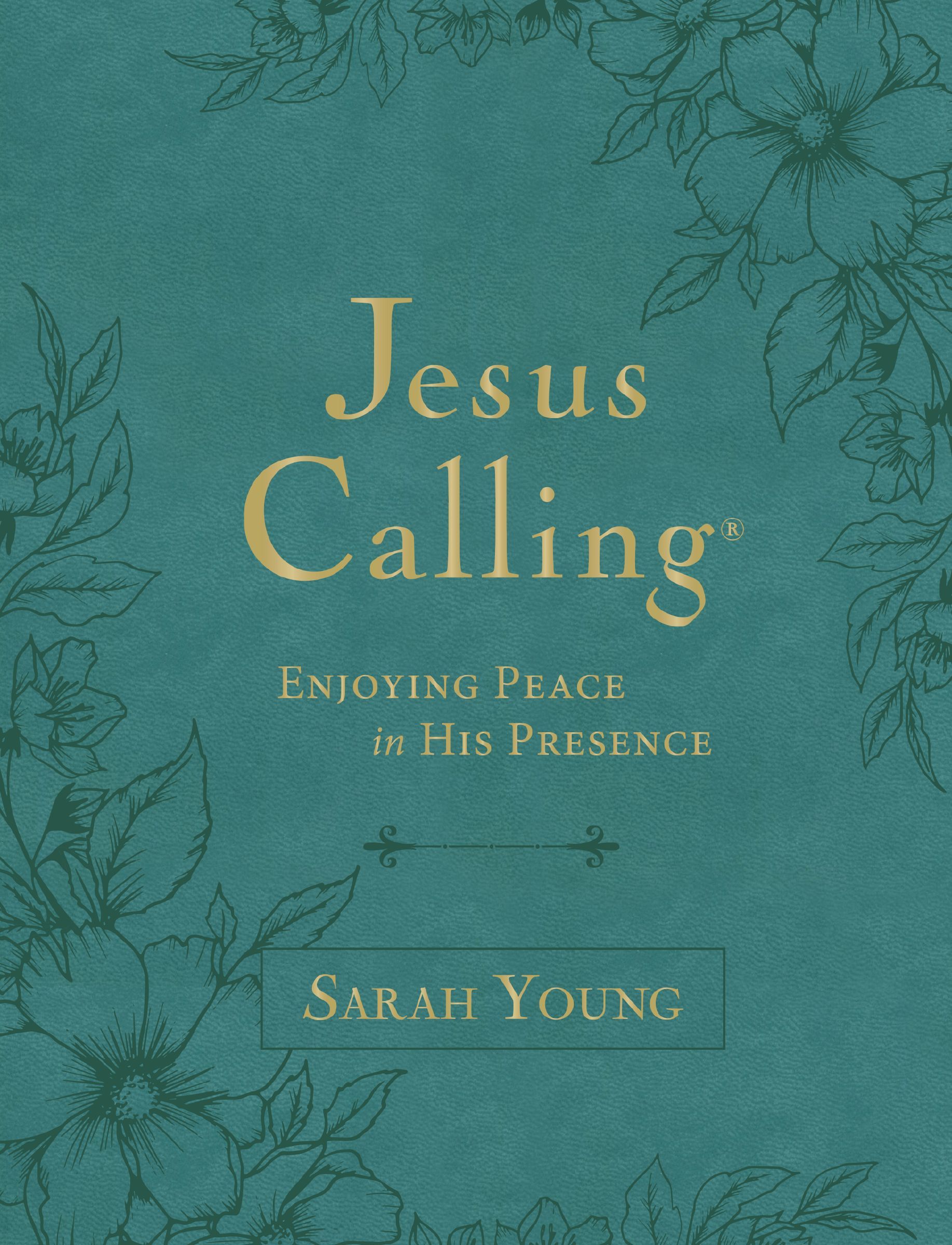 Jesus Calling, Large Text Teal Leathersoft, wit. Young, Sarah** - Image 8