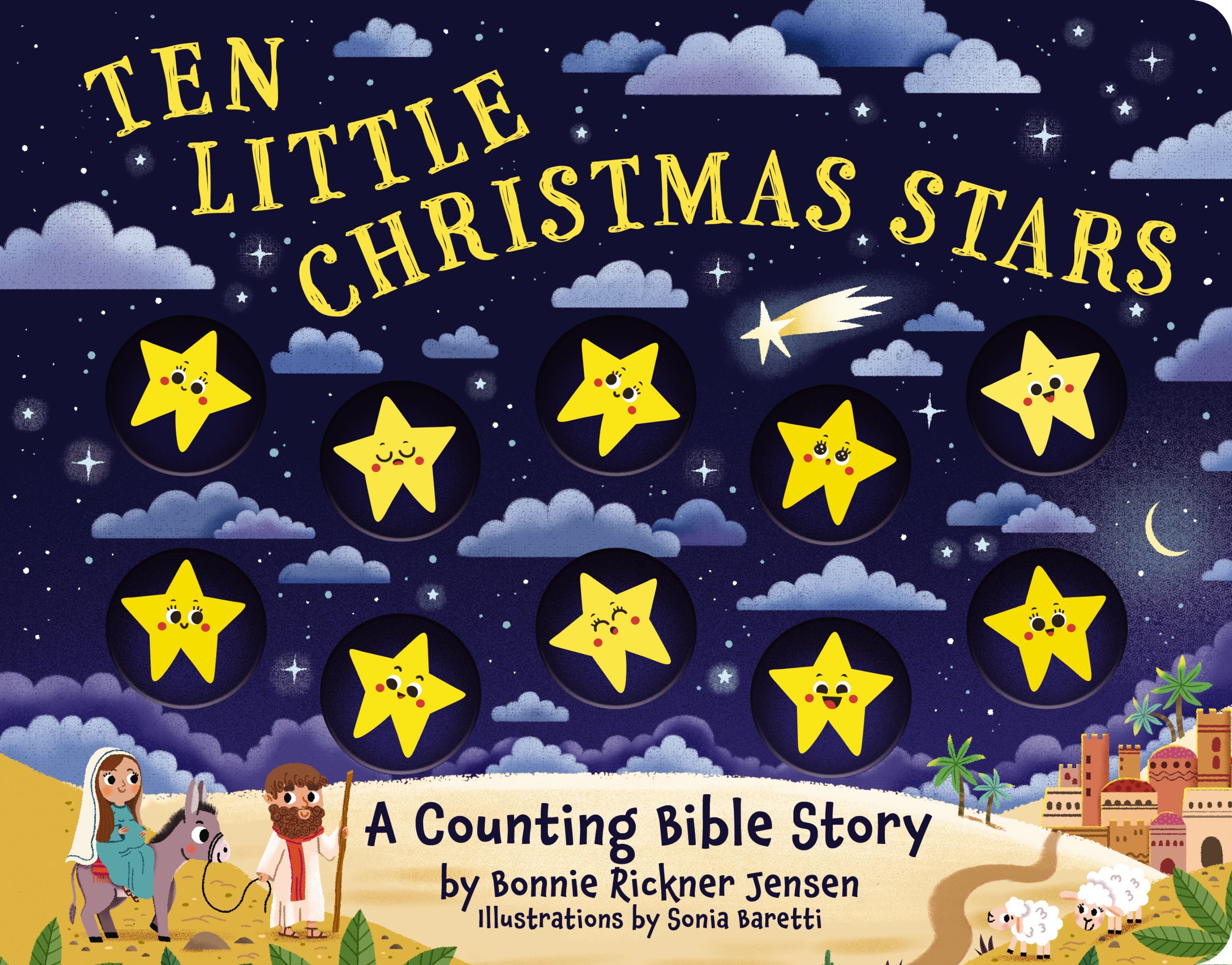 Book Cover of 'Ten Little Christmas Stars'