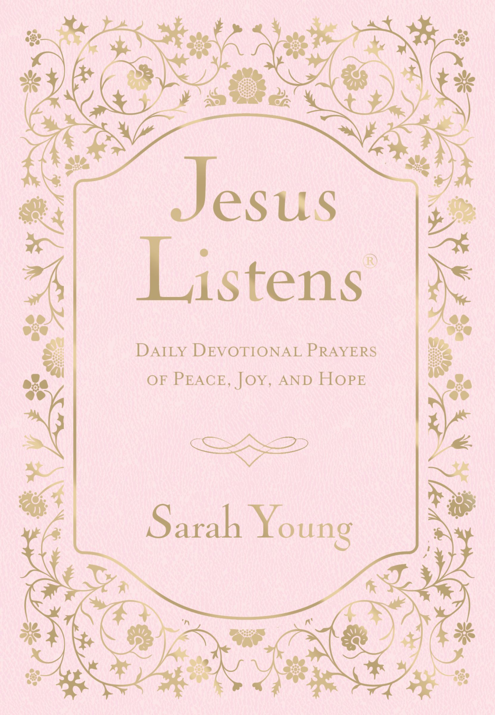 Jesus Listens, Pink Leathersoft, with Scripture References