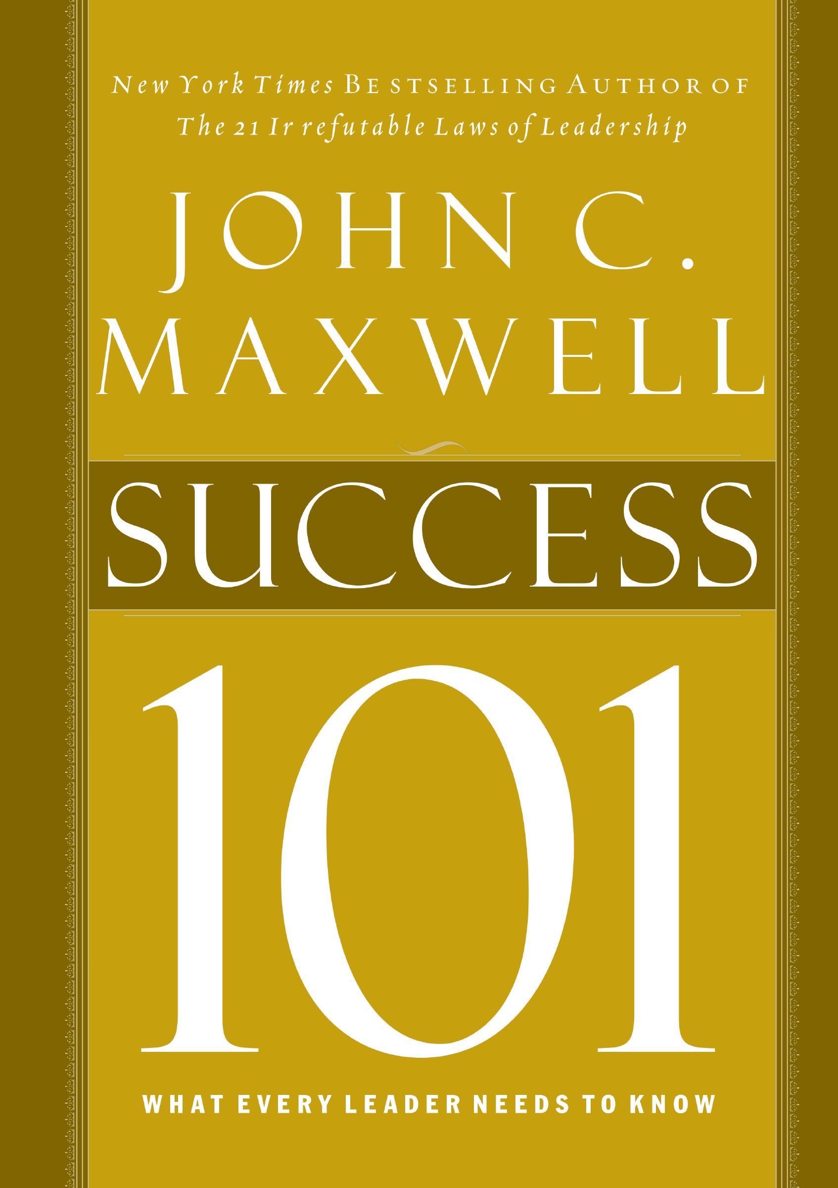 Success 101 Book Cover